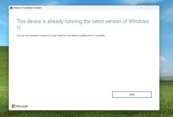 Install Windows 11 via Windows 11 Upgrade Assistant